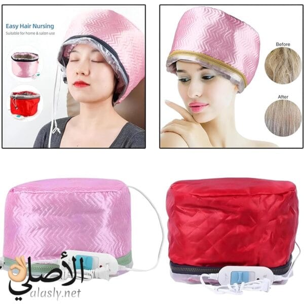 نتائج قبل وبعد استخدام البونية الحرارية للشعر