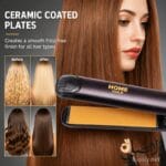 نتائج قبل وبعد استخدام مكواة Home Gold 803 لفرد الشعر