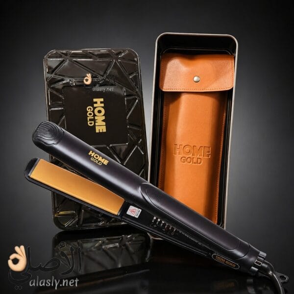 محتويات علبة مكواة Home Gold 803 مع الجراب والكابل