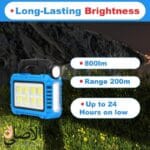 كشاف طوارئ مناسب للتخييم وانقطاع الكهرباء