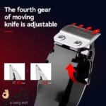 ماكينة Kemei أداء قوي