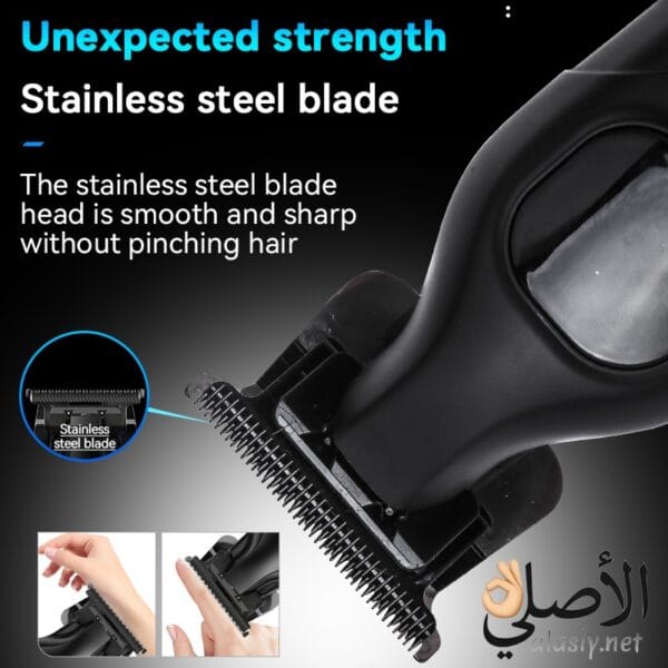 kemei km1681 professional hair trimmer for barber fade haircut