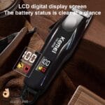 شاشة LCD في ماكينة Kemei KM-2606 لعرض نسبة البطارية