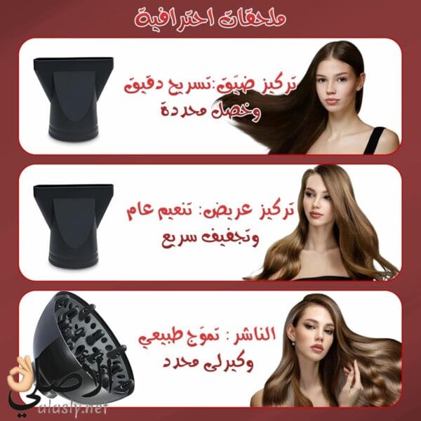 استشوار sokany 2215 للشعر الكثيف