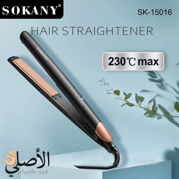 مكواة شعر sokany سيراميك لحماية الشعر