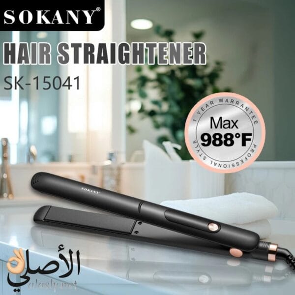 مكواة شعر sokany سيراميك لحماية الشعر