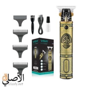 ماكينة حلاقة VGR V-085 احترافية بتصميم معدني فاخر