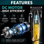 موتور ماكينة VGR V-270 بسرعة 9000RPM لقص سريع للشعر الكثيف