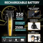 بطارية ماكينة VGR V-270 2500mAh تشغيل حتى 250 دقيقة