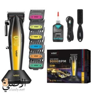 ماكينة حلاقة VGR V-270 شكل كامل احترافي للاستخدام المنزلي والصالونات