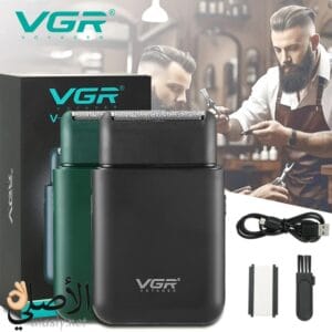 ماكينة حلاقة VGR V-390 باللون الأخضر والأسود