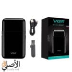 ماكينة حلاقة VGR V-390 مع المحتويات وكابل الشحن