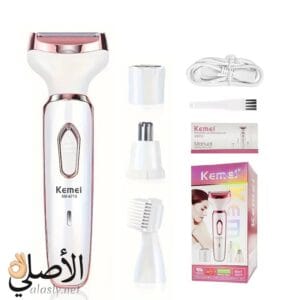 ماكينة إزالة الشعر النسائية Kemei KM-6713 متعددة الاستخدامات 4 في 1