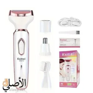 ماكينة إزالة الشعر النسائية Kemei KM-6713 متعددة الاستخدامات 4 في 1