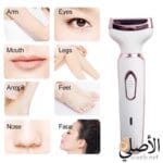 استخدام ماكينة Kemei KM-6713 لإزالة شعر الوجه والجسم والمناطق الحساسة