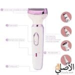 رؤوس قابلة للتبديل مع ماكينة إزالة الشعر القابلة للشحن Kemei KM-6713