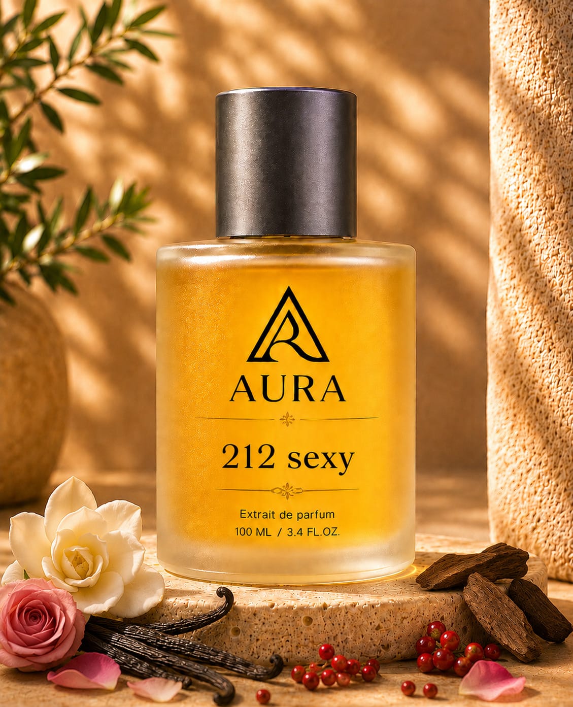 212 sexy 100 ML عطر أورا 212 سيكسي AURA 212 Sexy – عطر نسائي جذاب بنفحات الفانيليا والورد والفلفل الوردي - الصورة 1