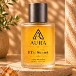 عطر دافئ مستوحى من سحر الغروب والأناقة الشرقية - AURA ETaj Sunset Extrait de Parfum