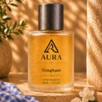 عطر أنثوي منعش بنفحات زهرية وفاكهية ناعمة - AURA Gingham Extrait de Parfum