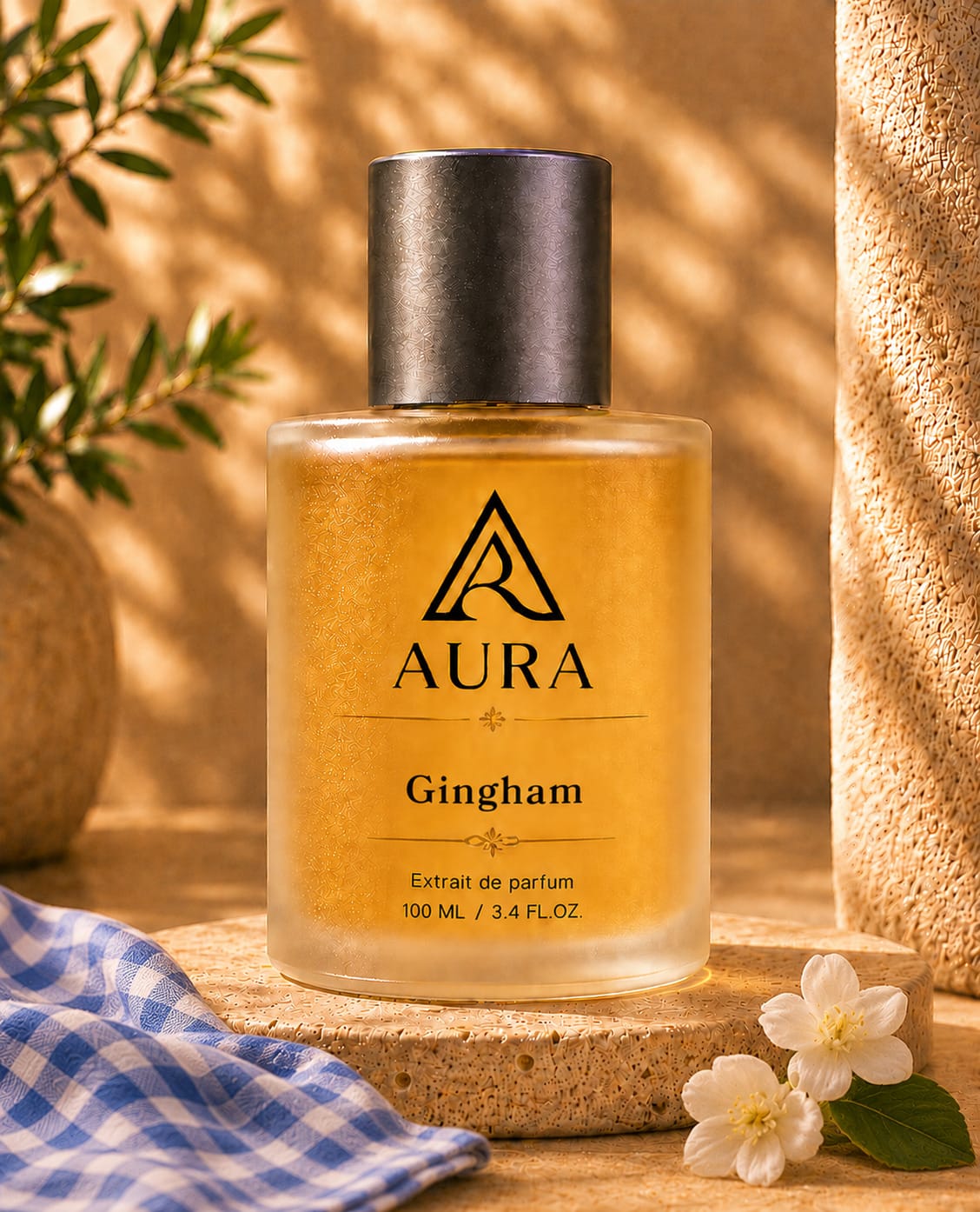 Gingham عطر أنثوي منعش بنفحات زهرية وفاكهية ناعمة - AURA Gingham Extrait de Parfum - الصورة 1