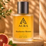 عطر أورا سوربيتو روسو AURA Sorbetto Rosso – عطر نسائي فاكهي منعش بنفحات الحمضيات والتوت الأحمر