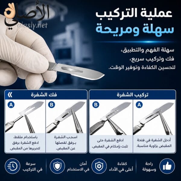 شفرة سلاح الدرما بلاننج مع المقبض الاحترافي
