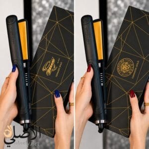 مكواة تورنادو شعر 30 وات مع 6 مستويات حرارة تبدأ من 480 وتصل إلى 980 فهرنهايت tornado gold