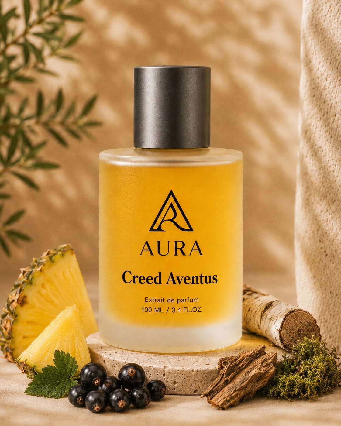Creed Aventus 100 ML عطر أورا كريد أفينتوس AURA Creed Aventus – عطر رجالي فاخر بنفحات الأناناس والبتولا والمسك - الصورة 1