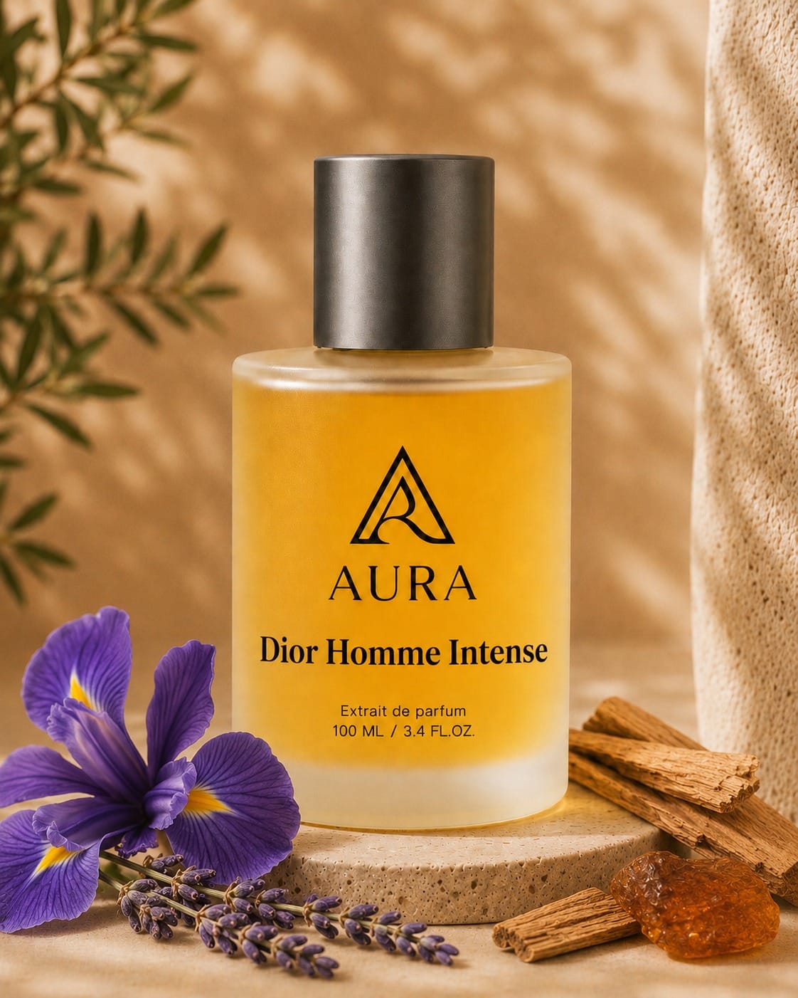 Dior Homme Intense 100 ML عطر أورا ديور هوم إنتنس AURA Dior Homme Intense – عطر رجالي فاخر بنفحات السوسن واللافندر والأخشاب - الصورة 1