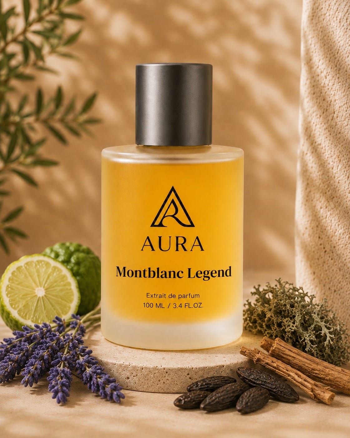 Montblanc Legend 100 ML عطر أورا مونت بلانك ليجند AURA Montblanc Legend – عطر رجالي فاخر بنفحات البرغموت واللافندر وخشب الصندل - الصورة 1