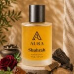 عطر أورا شهرة AURA Shuhrah – عطر رجالي فاخر بنفحات الورد والعود والجلد المدخن