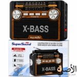 راديو SuperSound FT-034UTR محمول 3 موجات AM FM SW مع USB وTF وبطارية قابلة للشحن