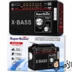 منافذ USB وTF في راديو FT-035UTR.