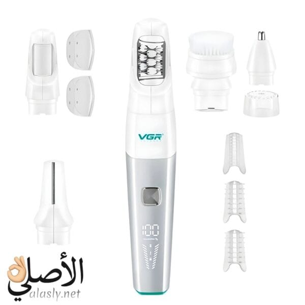 ماكينة إزالة الشعر النسائية VGR V-752 قابلة للشحن.