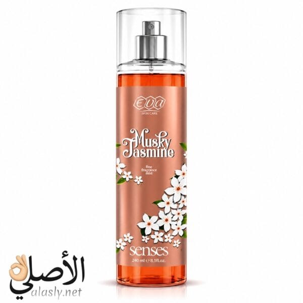 إيفا سينسيز بودي سبلاش Musky Jasmine سعة 240 مل للسيدات برائحة خشب الصندل والياسمين والحمضيات