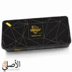 مكواة تورنادو شعر 30 وات بتصميم أسود وألواح ذهبية مخصصة لفرد وتصفيف الشعر | علبة صفيح معدنية