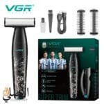 VGR ماكينة حلاقة للجسم والذقن والأماكن الحساسة 632 بتصميم عملي للعناية الشخصية