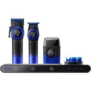 ماكينة حلاقة VGR V-001 Blue احترافية للشعر والذقن