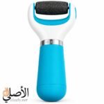 طريقة استخدام جهاز تنعيم القدم الكهربائي على المناطق الخشنة من القدم وفق تعليمات الشركة المصنعة.