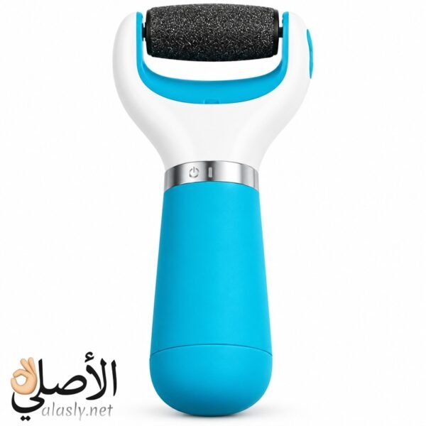 طريقة استخدام جهاز تنعيم القدم الكهربائي على المناطق الخشنة من القدم وفق تعليمات الشركة المصنعة.