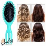 فرشاة تحديد الشعر الكيرلي 3 في 1 بألوان متعددة مع توضيح طريقة استخدامها لتنسيق التموجات
