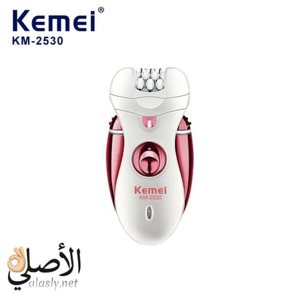 ALT 7: ماكينة إزالة الشعر كيمي KM-2530 مع رأس الحلاقة للاستخدام على مناطق الجسم