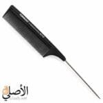 توني آند جاي مشط كربون مضاد للكهرباء الساكنة 06700 بطرف معدني لتقسيم الشعر والتصفيف
